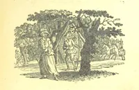 An illustration from Robin Hood; a collection of all the ancient poems, songs, and ballads now extant relative to that ... outlaw. To which are prefixed historical anecdotes of his life. [Edited by J. Ritson. With wood engravings by Thomas Bewick (1795)