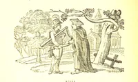 An illustration from Robin Hood; a collection of all the ancient poems, songs, and ballads now extant relative to that ... outlaw. To which are prefixed historical anecdotes of his life. [Edited by J. Ritson. With wood engravings by Thomas Bewick (1795)