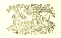 An illustration from Robin Hood; a collection of all the ancient poems, songs, and ballads now extant relative to that ... outlaw. To which are prefixed historical anecdotes of his life. [Edited by J. Ritson. With wood engravings by Thomas Bewick (1795)