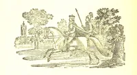 An illustration from Robin Hood; a collection of all the ancient poems, songs, and ballads now extant relative to that ... outlaw. To which are prefixed historical anecdotes of his life. [Edited by J. Ritson. With wood engravings by Thomas Bewick (1795)