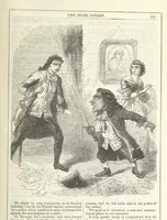 An illustration from The Blue Dwarf. A novel ... Illustrated, etc (1861)