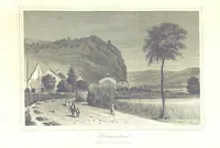An illustration from Der Rhein. Geschichte und Sagen seiner Burgen, Abteien, Klöster und Städte. Mit 36 Stahlstichen (1867)