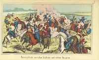 An illustration from Deutschlands Wiedergeburt. Chronik für das sächsische Volk. Getreue Darstellungen der-Feldzüge des ... Jahres 1866. ... Bearbeitet [by] E. H. [and] W. v. Trützschler, etc (1868)