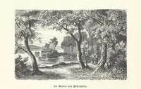 An illustration from Der Starnberger See, Bavaria. Eine Wanderung durch seine Uferorte. Wort und Bild von G. A. H. Holzschnitte von H. Wolf (1876)
