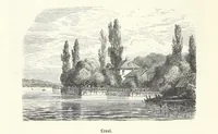 An illustration from Der Starnberger See, Bavaria. Eine Wanderung durch seine Uferorte. Wort und Bild von G. A. H. Holzschnitte von H. Wolf (1876)