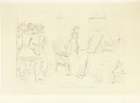 Picture 2 of 94 from The Spirit of the Plays of Shakspeare exhibited in a Series of Outline Plates, illustrative of the story of each play ... With quotations and descriptions. L.P (1833), leaf 35