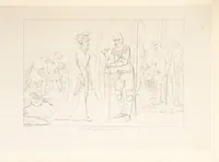 An illustration from The Spirit of the Plays of Shakspeare exhibited in a Series of Outline Plates, illustrative of the story of each play ... With quotations and descriptions. L.P (1833)