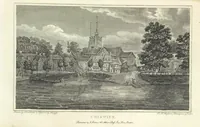 An illustration from London; being an accurate history and description of the British metropolis.] Circuit of London. (London. Westminster and Southwark.) [With maps and plates (1825)