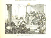 An illustration from France historique et monumentale. Histoire générale de la France, depuis les temps les plus reculés jusqu'à nos jours, illustrée et expliquée par les monuments de toutes les époques, etc (1836)