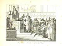 An illustration from France historique et monumentale. Histoire générale de la France, depuis les temps les plus reculés jusqu'à nos jours, illustrée et expliquée par les monuments de toutes les époques, etc (1836)