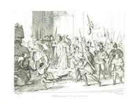 An illustration from France historique et monumentale. Histoire générale de la France, depuis les temps les plus reculés jusqu'à nos jours, illustrée et expliquée par les monuments de toutes les époques, etc (1836)