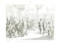An illustration from France historique et monumentale. Histoire générale de la France, depuis les temps les plus reculés jusqu'à nos jours, illustrée et expliquée par les monuments de toutes les époques, etc (1836)