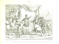 An illustration from France historique et monumentale. Histoire générale de la France, depuis les temps les plus reculés jusqu'à nos jours, illustrée et expliquée par les monuments de toutes les époques, etc (1836)