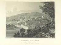 An illustration from Das Grossherzogthum Baden in malerischen Original-Ansichten. In Stahl gest. von J. Poppel und andern Begleitet von einem historischtopographischen Text von Dr. E. H (1860)