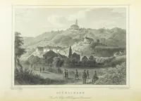 An illustration from Das Grossherzogthum Baden in malerischen Original-Ansichten. In Stahl gest. von J. Poppel und andern Begleitet von einem historischtopographischen Text von Dr. E. H (1860)