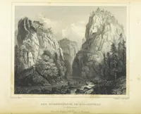 An illustration from Das Grossherzogthum Baden in malerischen Original-Ansichten. In Stahl gest. von J. Poppel und andern Begleitet von einem historischtopographischen Text von Dr. E. H (1860)