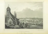 An illustration from Das Grossherzogthum Baden in malerischen Original-Ansichten. In Stahl gest. von J. Poppel und andern Begleitet von einem historischtopographischen Text von Dr. E. H (1860)
