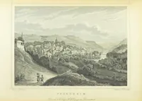 An illustration from Das Grossherzogthum Baden in malerischen Original-Ansichten. In Stahl gest. von J. Poppel und andern Begleitet von einem historischtopographischen Text von Dr. E. H (1860)