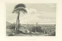 An illustration from Das Grossherzogthum Baden in malerischen Original-Ansichten. In Stahl gest. von J. Poppel und andern Begleitet von einem historischtopographischen Text von Dr. E. H (1860)