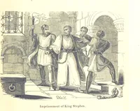 Picture 20 of 45 from The History of England; from the invasion of Julius Caesar to the Revolution in 1688: by D. Hume ... With a continuation, from that period to the death of George the Second, by Tobias Smollett ... and Chronological Records to the coronation of his present Majesty, George the Fourth, by John Burke ... With numerous engravings. (Historical Questions comprising a series of studies upon the most important passages in Dolby's Universal Histories; commencing with Hume and Smollet's History of England. By Robert Horner.) (1825), leaf 209