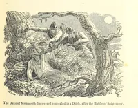 An illustration from The History of England; from the invasion of Julius Caesar to the Revolution in 1688: by D. Hume ... With a continuation, from that period to the death of George the Second, by Tobias Smollett ... and Chronological Records to the coronation of his present Majesty, George the Fourth, by John Burke ... With numerous engravings. (Historical Questions comprising a series of studies upon the most important passages in Dolby's Universal Histories; commencing with Hume and Smollet's History of England. By Robert Horner.) (1825)