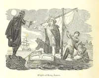 An illustration from The History of England; from the invasion of Julius Caesar to the Revolution in 1688: by D. Hume ... With a continuation, from that period to the death of George the Second, by Tobias Smollett ... and Chronological Records to the coronation of his present Majesty, George the Fourth, by John Burke ... With numerous engravings. (Historical Questions comprising a series of studies upon the most important passages in Dolby's Universal Histories; commencing with Hume and Smollet's History of England. By Robert Horner.) (1825)