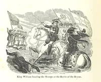 An illustration from The History of England; from the invasion of Julius Caesar to the Revolution in 1688: by D. Hume ... With a continuation, from that period to the death of George the Second, by Tobias Smollett ... and Chronological Records to the coronation of his present Majesty, George the Fourth, by John Burke ... With numerous engravings. (Historical Questions comprising a series of studies upon the most important passages in Dolby's Universal Histories; commencing with Hume and Smollet's History of England. By Robert Horner.) (1825)