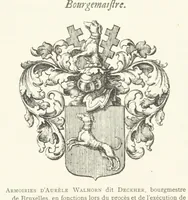 An illustration from Bruxelles à travers les àges. (Troisième volume ... par H. Hymans, P. Hymans.) (1882)