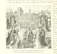 An illustration from Bruxelles à travers les àges. (Troisième volume ... par H. Hymans, P. Hymans.) (1882)