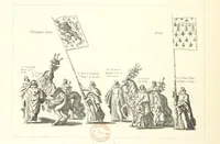 An illustration from Bruxelles à travers les àges. (Troisième volume ... par H. Hymans, P. Hymans.) (1882)