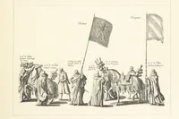 An illustration from Bruxelles à travers les àges. (Troisième volume ... par H. Hymans, P. Hymans.) (1882)