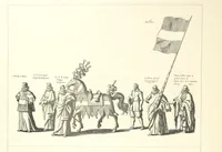 An illustration from Bruxelles à travers les àges. (Troisième volume ... par H. Hymans, P. Hymans.) (1882)