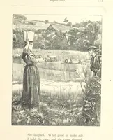 An illustration from Poems ... With illustrations by G. J. Pinwell, E. J. Poynter, ... engraved by the Brothers Dalziel (1867)