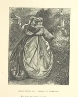 An illustration from Poems ... With illustrations by G. J. Pinwell, E. J. Poynter, ... engraved by the Brothers Dalziel (1867)