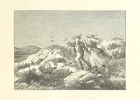 An illustration from Poems ... With illustrations by G. J. Pinwell, E. J. Poynter, ... engraved by the Brothers Dalziel (1867)