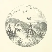 An illustration from Poems ... With illustrations by G. J. Pinwell, E. J. Poynter, ... engraved by the Brothers Dalziel (1867)