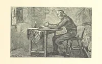 An illustration from Poems ... With illustrations by G. J. Pinwell, E. J. Poynter, ... engraved by the Brothers Dalziel (1867)