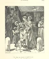 An illustration from Poems ... With illustrations by G. J. Pinwell, E. J. Poynter, ... engraved by the Brothers Dalziel (1867)