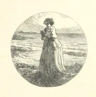 An illustration from Poems ... With illustrations by G. J. Pinwell, E. J. Poynter, ... engraved by the Brothers Dalziel (1867)