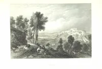 An illustration from Italy, classical, historical and picturesque. Illustrated in a series of views from drawings by Stanfield, R. A., Roberts, R. A., Harding, Prout, Leitch, Brockedon, Barnard, &c. &c. With descriptions of the scenes. Preceded by an introductory essay, on the recent history and present condition of Italy and the Italians, by Camillo Mapei (translated by David Dundas Scott) (1859)