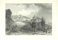 An illustration from Italy, illustrated and described, in a series of views from drawings by Stanfield, R.A., Roberts, R.A., Harding, Prout, Leitch, Brockedon, Barnard, &c. &c. With descriptions of the scenes. And an introductory essay. on the political, religious, and moral state of Italy. By Camillo Mapei [translated by David Dundas Scott] ... And a sketch of the history and progress of Italy during the last fifteen years, 1847-62, in continuation of Dr. Mapei's essay. By the Rev. Gavin Carlyle (1864)