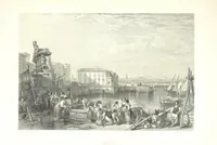 An illustration from Italy, illustrated and described, in a series of views from drawings by Stanfield, R.A., Roberts, R.A., Harding, Prout, Leitch, Brockedon, Barnard, &c. &c. With descriptions of the scenes. And an introductory essay. on the political, religious, and moral state of Italy. By Camillo Mapei [translated by David Dundas Scott] ... And a sketch of the history and progress of Italy during the last fifteen years, 1847-62, in continuation of Dr. Mapei's essay. By the Rev. Gavin Carlyle (1864)