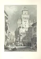 An illustration from Italy, illustrated and described, in a series of views from drawings by Stanfield, R.A., Roberts, R.A., Harding, Prout, Leitch, Brockedon, Barnard, &c. &c. With descriptions of the scenes. And an introductory essay. on the political, religious, and moral state of Italy. By Camillo Mapei [translated by David Dundas Scott] ... And a sketch of the history and progress of Italy during the last fifteen years, 1847-62, in continuation of Dr. Mapei's essay. By the Rev. Gavin Carlyle (1864)