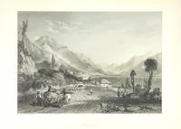 An illustration from Italy, illustrated and described, in a series of views from drawings by Stanfield, R.A., Roberts, R.A., Harding, Prout, Leitch, Brockedon, Barnard, &c. &c. With descriptions of the scenes. And an introductory essay. on the political, religious, and moral state of Italy. By Camillo Mapei [translated by David Dundas Scott] ... And a sketch of the history and progress of Italy during the last fifteen years, 1847-62, in continuation of Dr. Mapei's essay. By the Rev. Gavin Carlyle (1864)