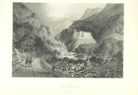An illustration from Italy, illustrated and described, in a series of views from drawings by Stanfield, R.A., Roberts, R.A., Harding, Prout, Leitch, Brockedon, Barnard, &c. &c. With descriptions of the scenes. And an introductory essay. on the political, religious, and moral state of Italy. By Camillo Mapei [translated by David Dundas Scott] ... And a sketch of the history and progress of Italy during the last fifteen years, 1847-62, in continuation of Dr. Mapei's essay. By the Rev. Gavin Carlyle (1864)