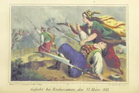 An illustration from Die nächtlichen Rächer und die unsichtbare Regierung. Scenen und Skizzen aus den Geheimnissen der jüngsten polnischen Revolution (1864)