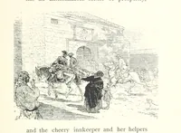 An illustration from On the Trail of Don Quixote: being a record of rambles in the ancient province of La Mancha ... Illustrated by D. Vierge (1897)