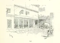 An illustration from On the Trail of Don Quixote: being a record of rambles in the ancient province of La Mancha ... Illustrated by D. Vierge (1897)