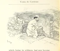 An illustration from On the Trail of Don Quixote: being a record of rambles in the ancient province of La Mancha ... Illustrated by D. Vierge (1897)