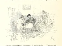 An illustration from On the Trail of Don Quixote: being a record of rambles in the ancient province of La Mancha ... Illustrated by D. Vierge (1897)